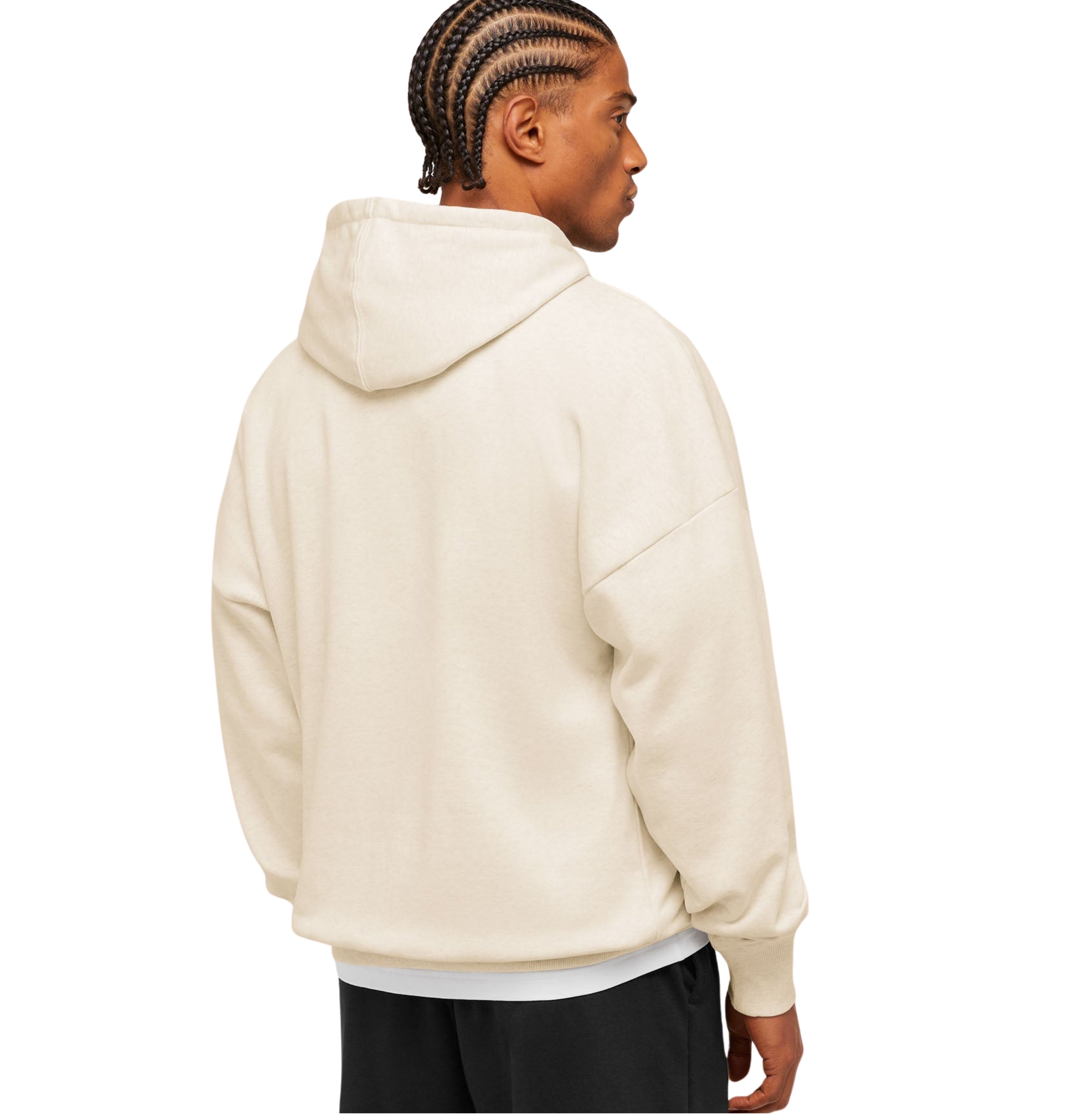 Gymshark Crest Oversized Hoodie 'Bros Chalk Marl'