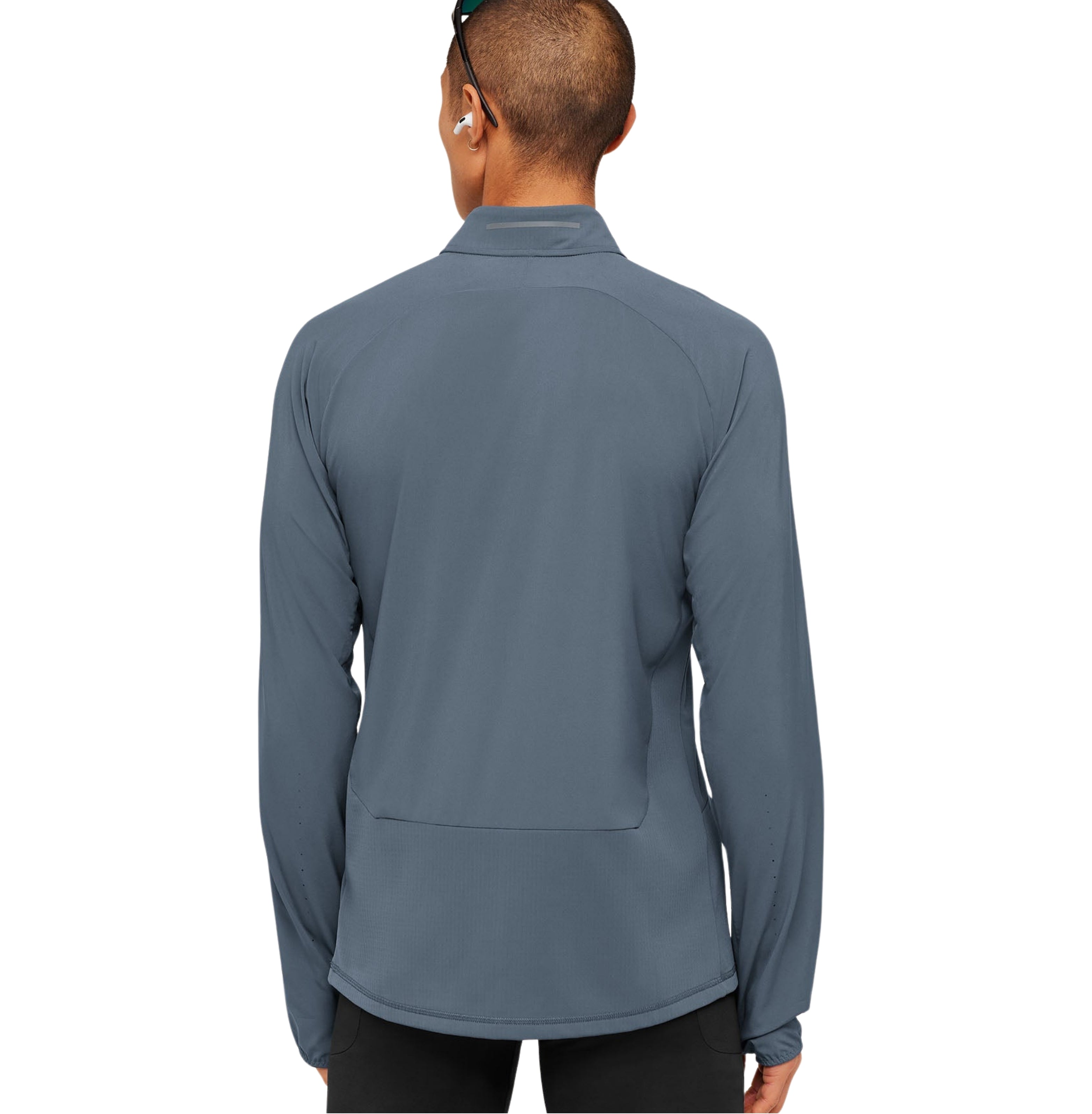 Gymshark Running Elite 1/4 Zip 'Titanium Blue'