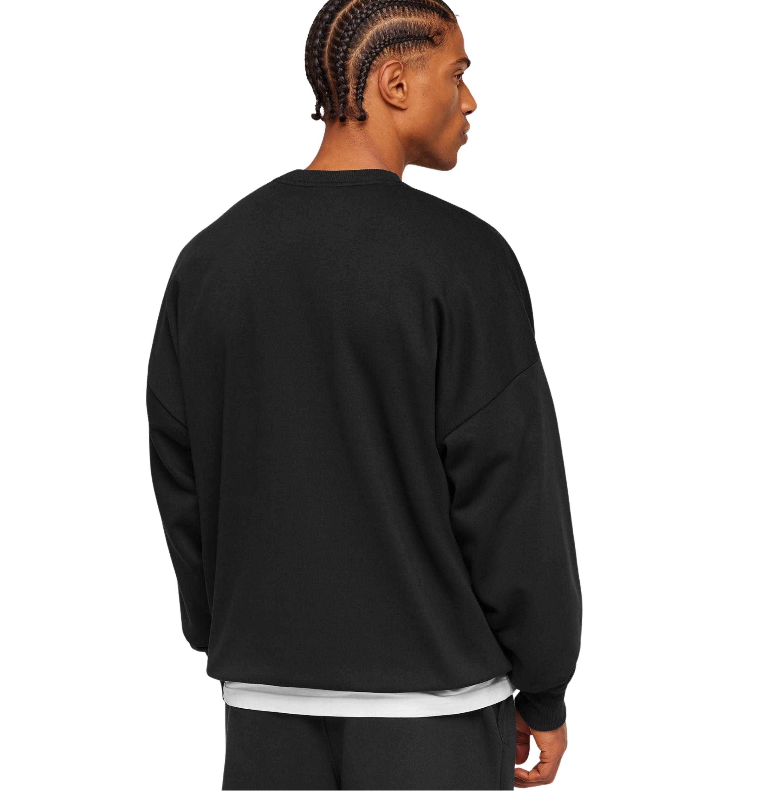 Gymshark Oversized Crest Crew 'Black'