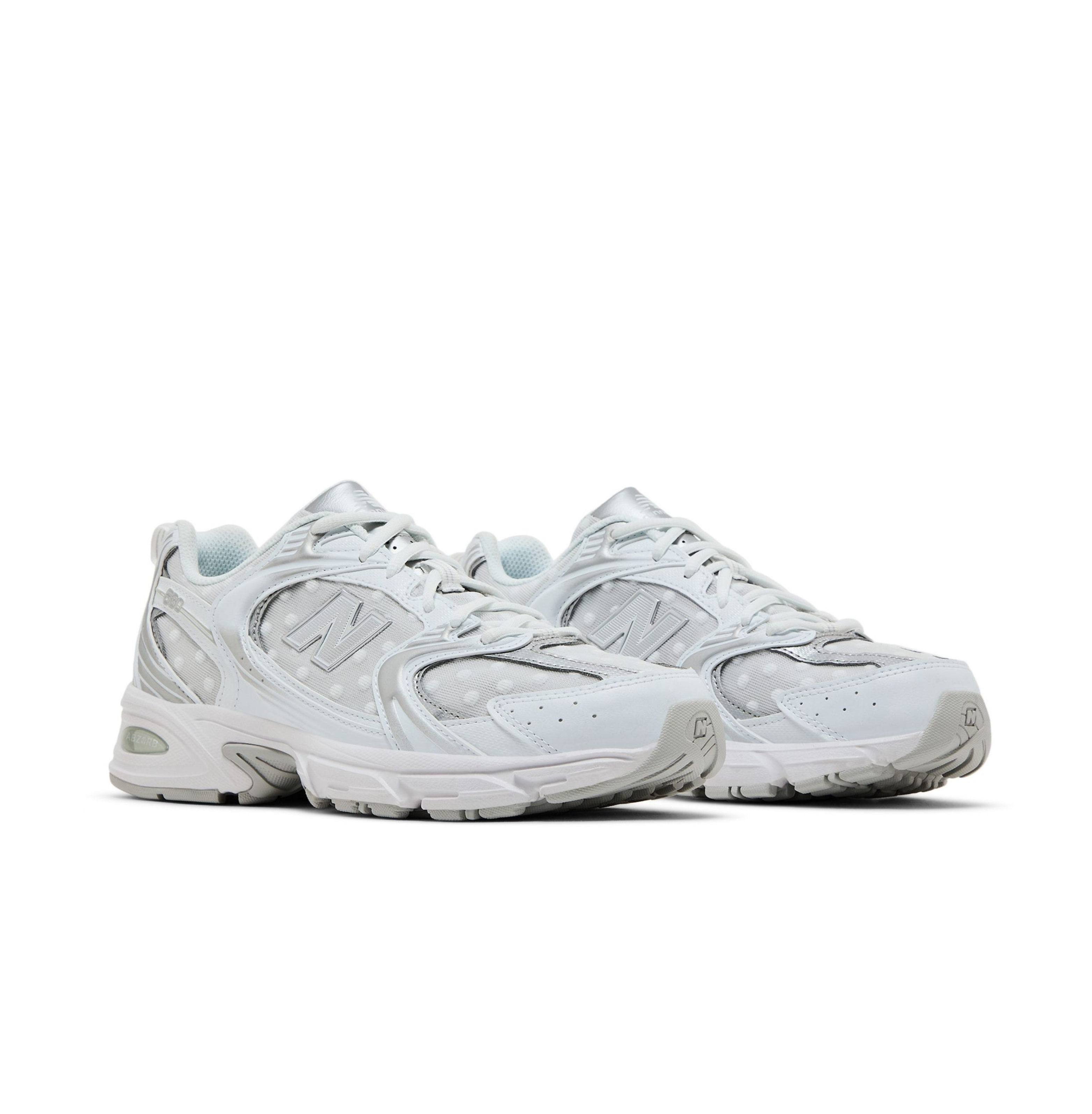 New Balance 530 'White Silver Metallic Polka Dots'