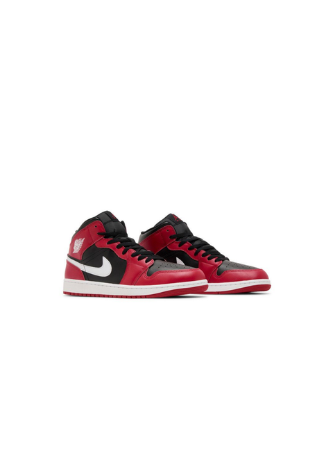 Air Jordan 1 Mid "Black & Gym Red"