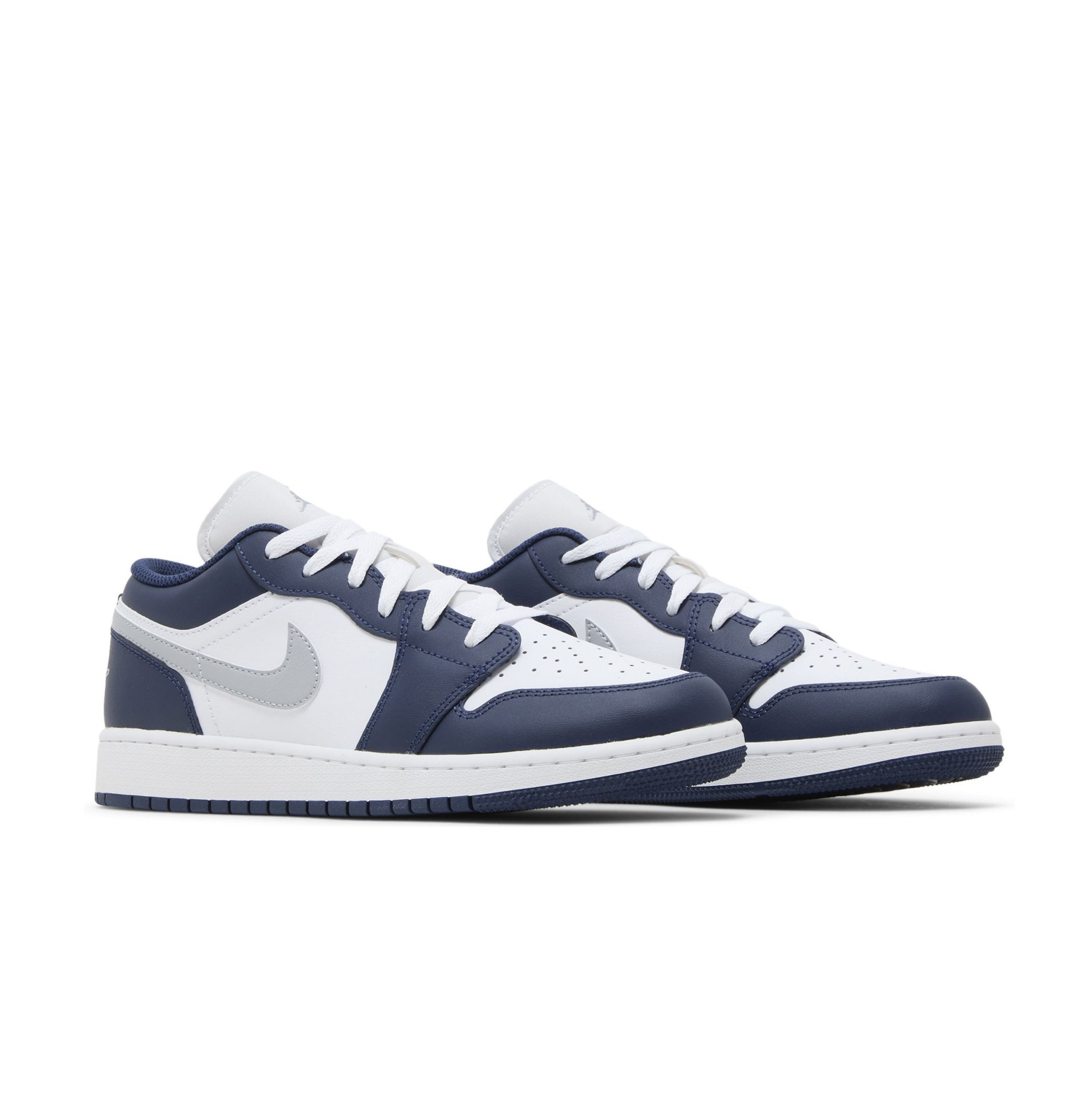 Air Jordan 1 Low GS 'Midnight Navy Wolf Grey'