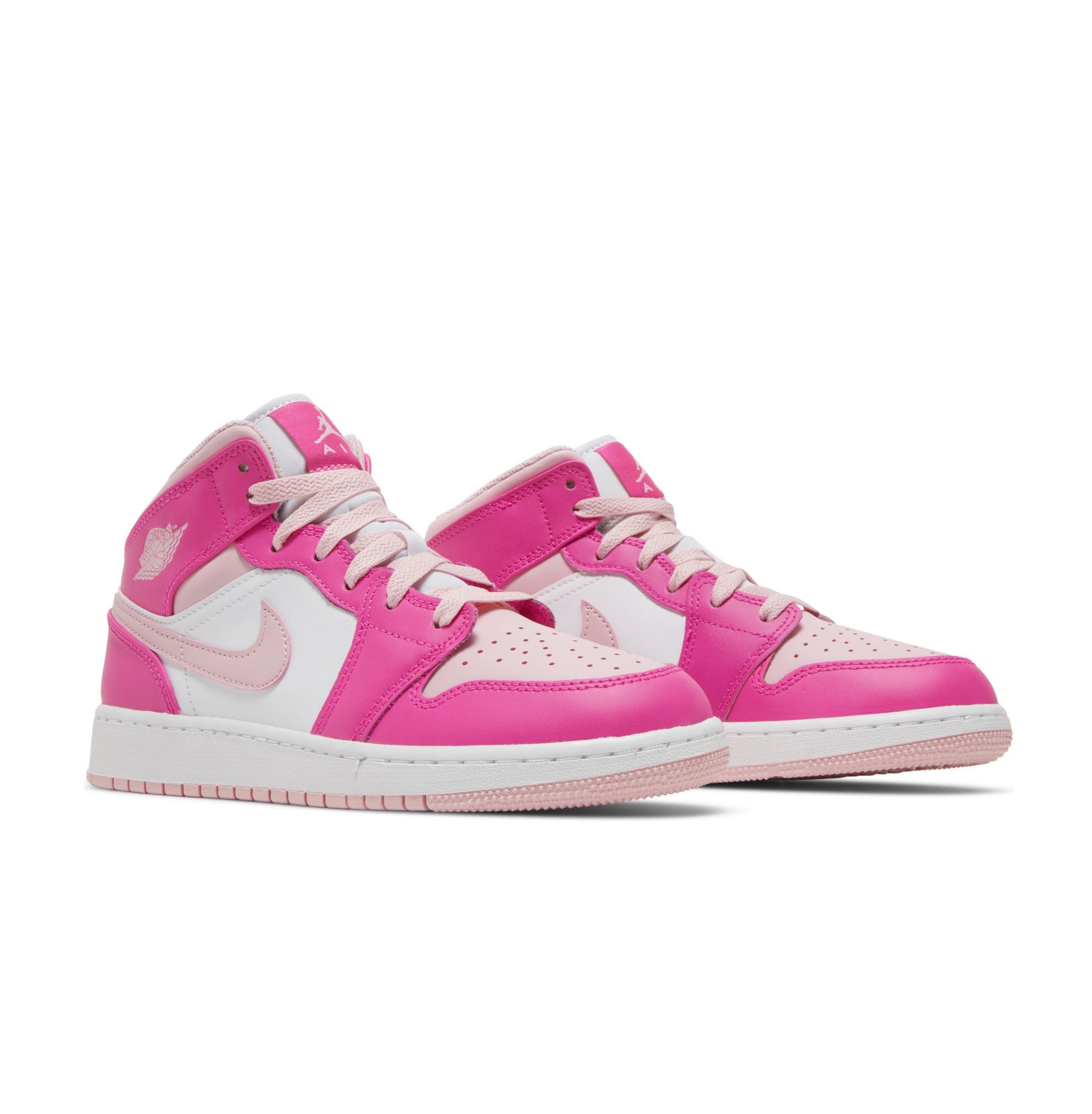Air Jordan 1 Mid "Fierce Pink" (GS)