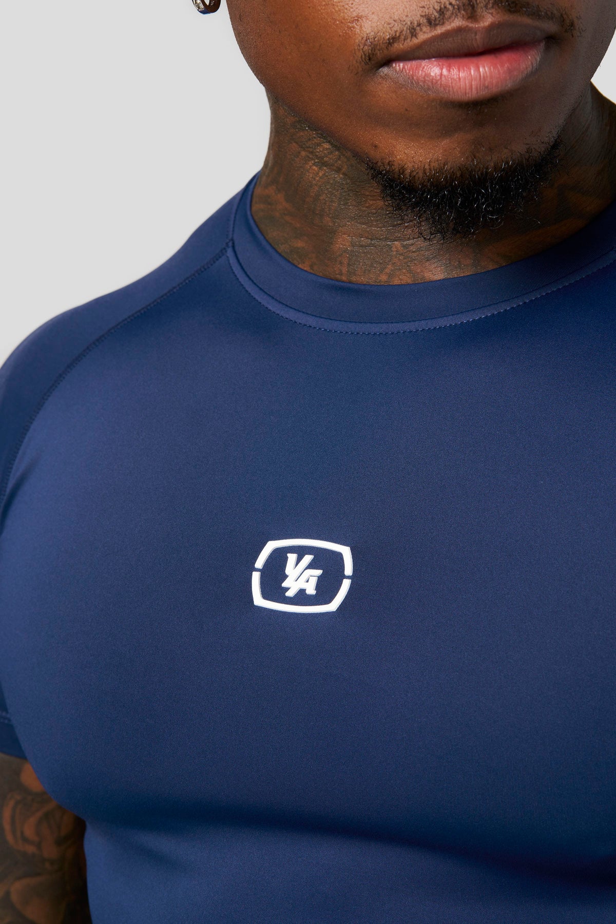 YoungLA 4046 - Form Compression Tees 'Navy'