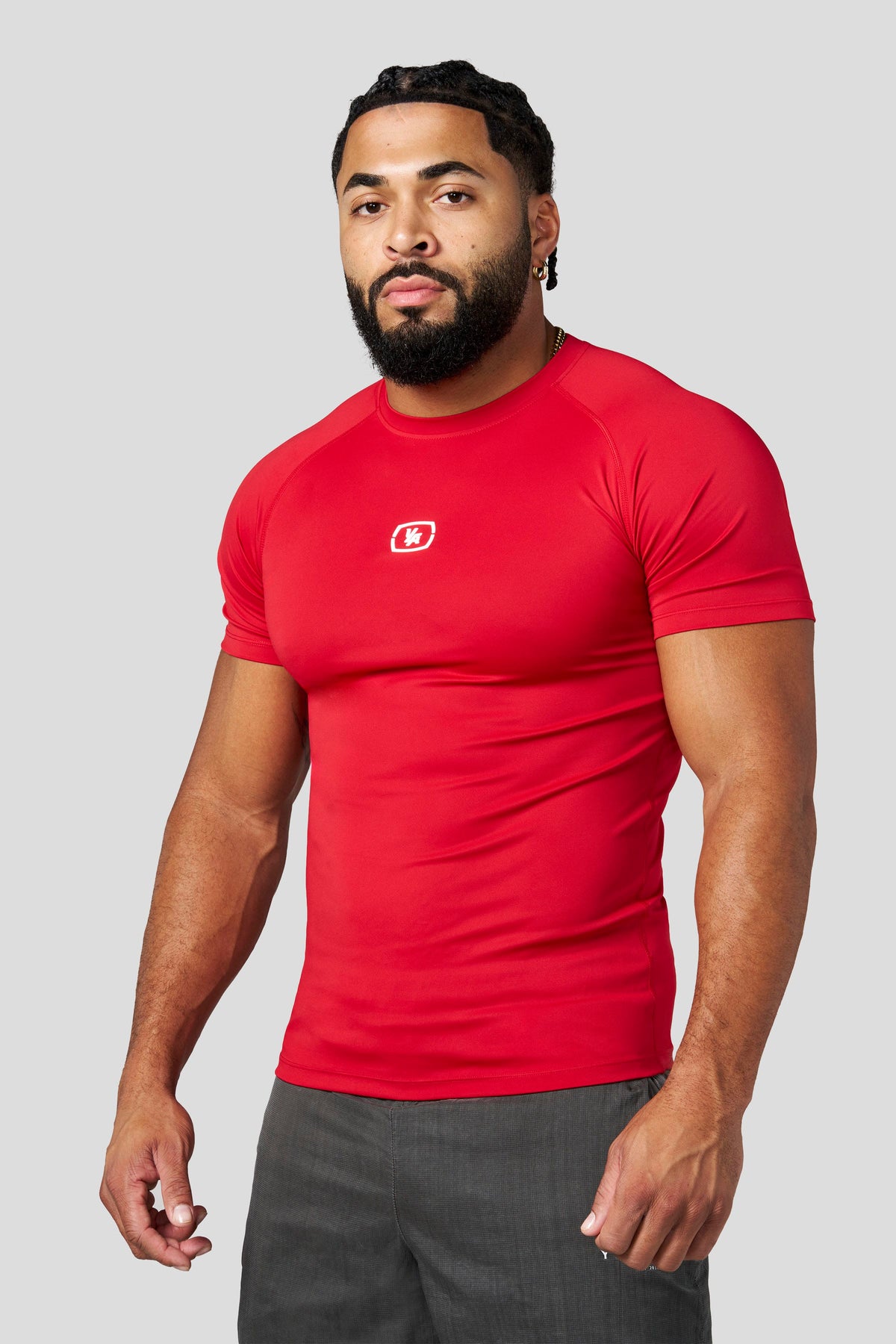 YoungLA 4046 - Form Compression Tees 'Red'