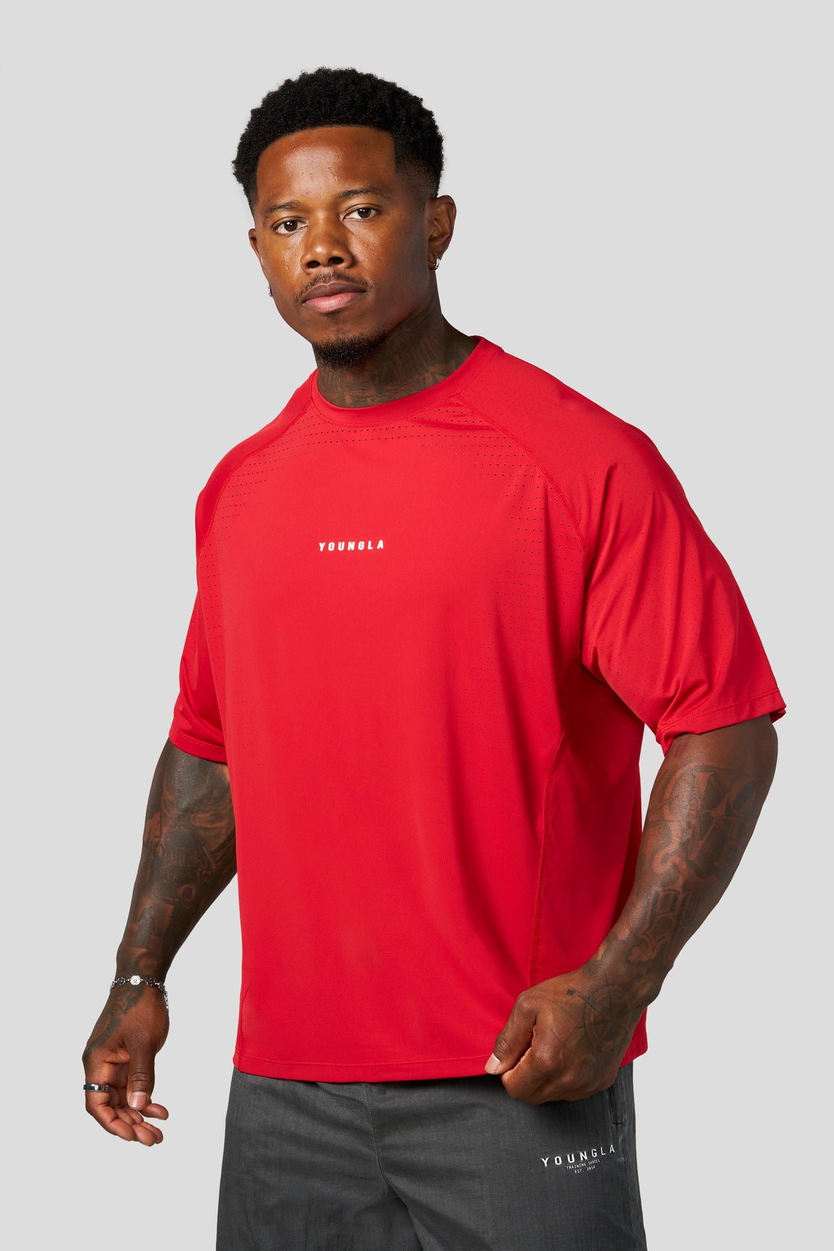 YoungLA 4222 - Motion Training Tees 'Red'