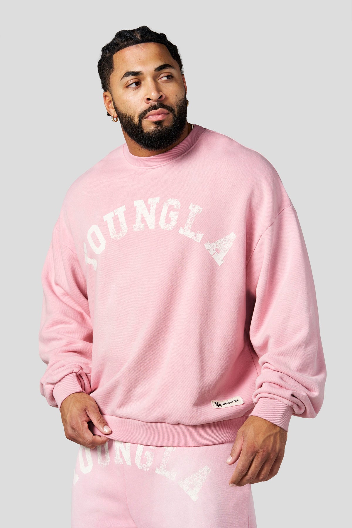 YoungLA 5261 - Arc Collection - Crewnecks 'Pink Wash'