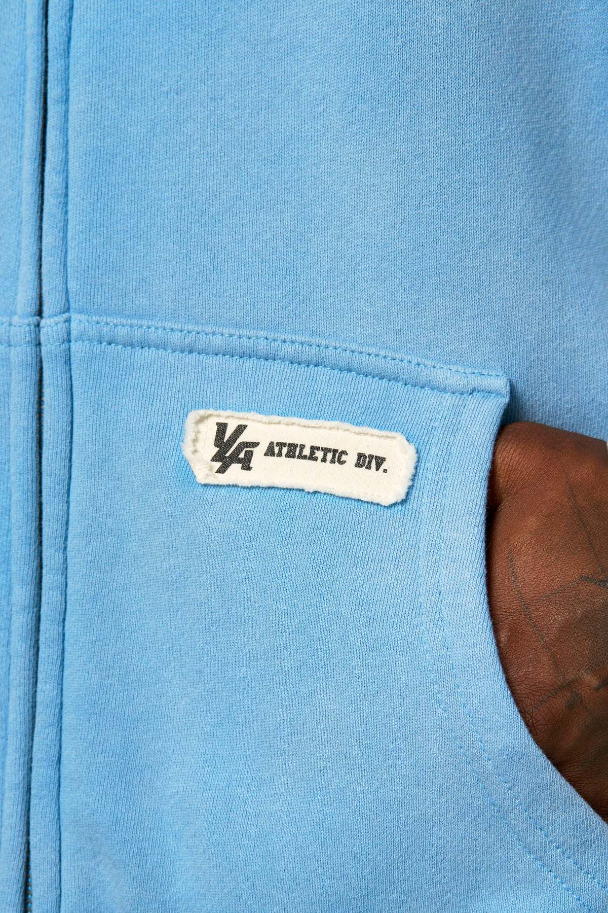 YoungLA 5268 - Arc Collection - Zip-Up 'Sky Blue Wash'