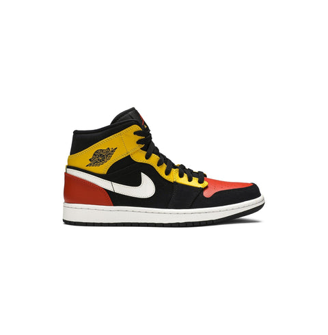 Air Jordan 1 Mid 'Black Amarillo Orange'