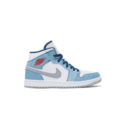 Air Jordan 1 Mid 'French Blue Fire Red'