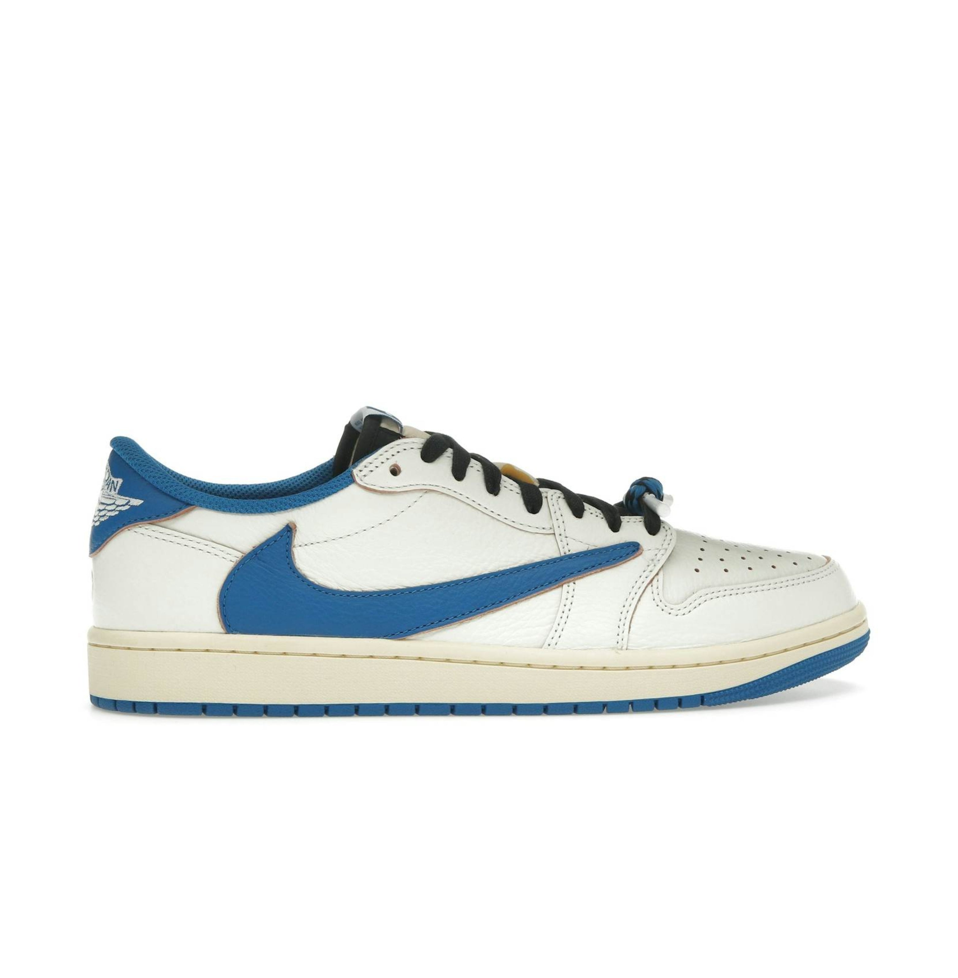 Air Jordan 1 Retro Low OG SP Fragment x Travis Scott 'Sail Military Blue'