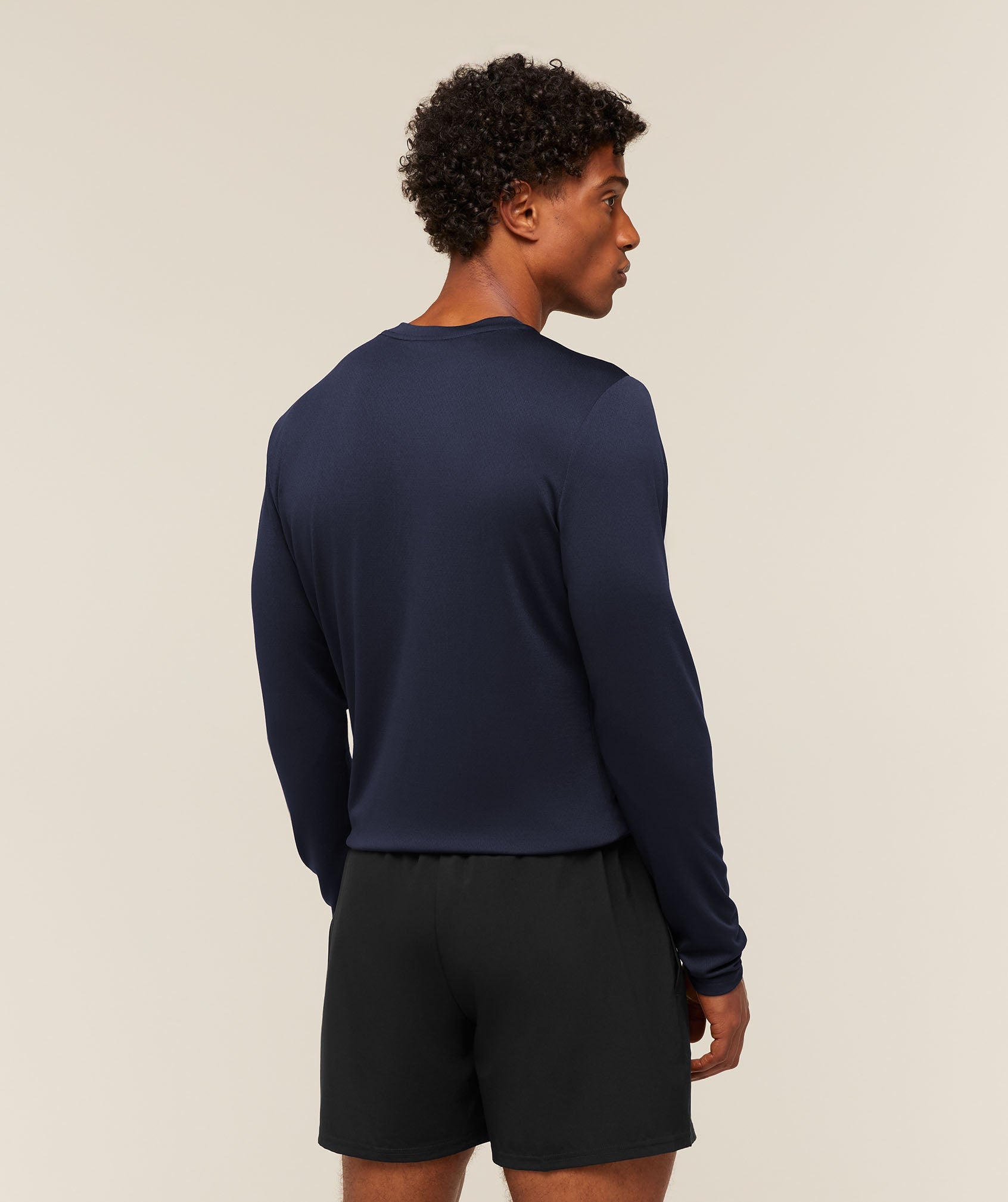 Gymshark Arrival Long Sleeve T-Shirt 'Heavy Blue'