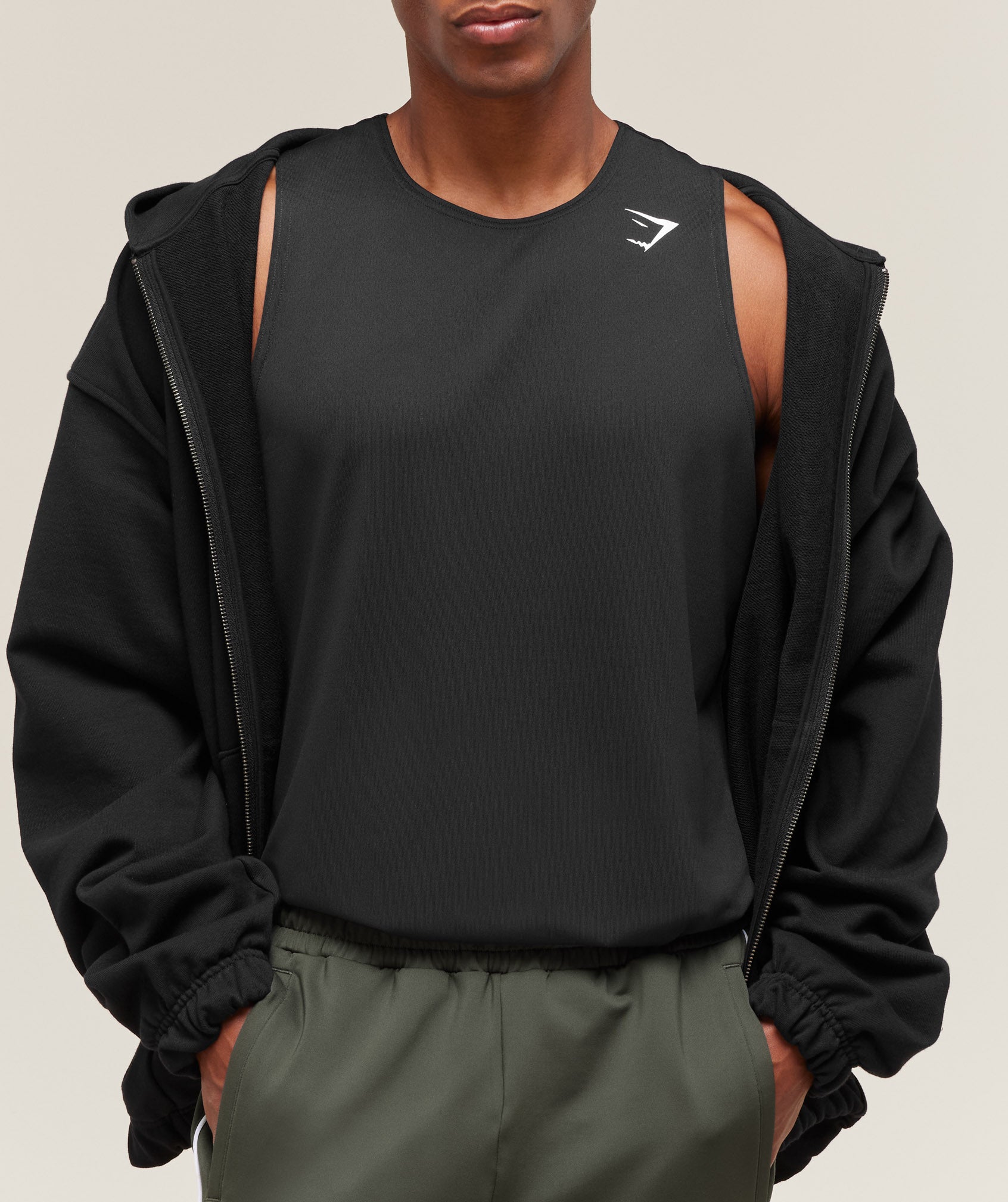 Gymshark Arrival Tank 'Black'