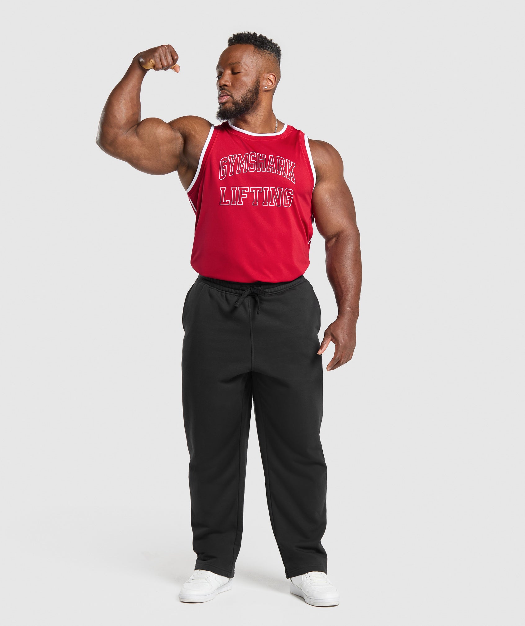 Gymshark Mesh Tank 'Conditioning Red'