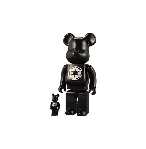 Bearbrick X Star Wars Empire 100% & 400% Set Black