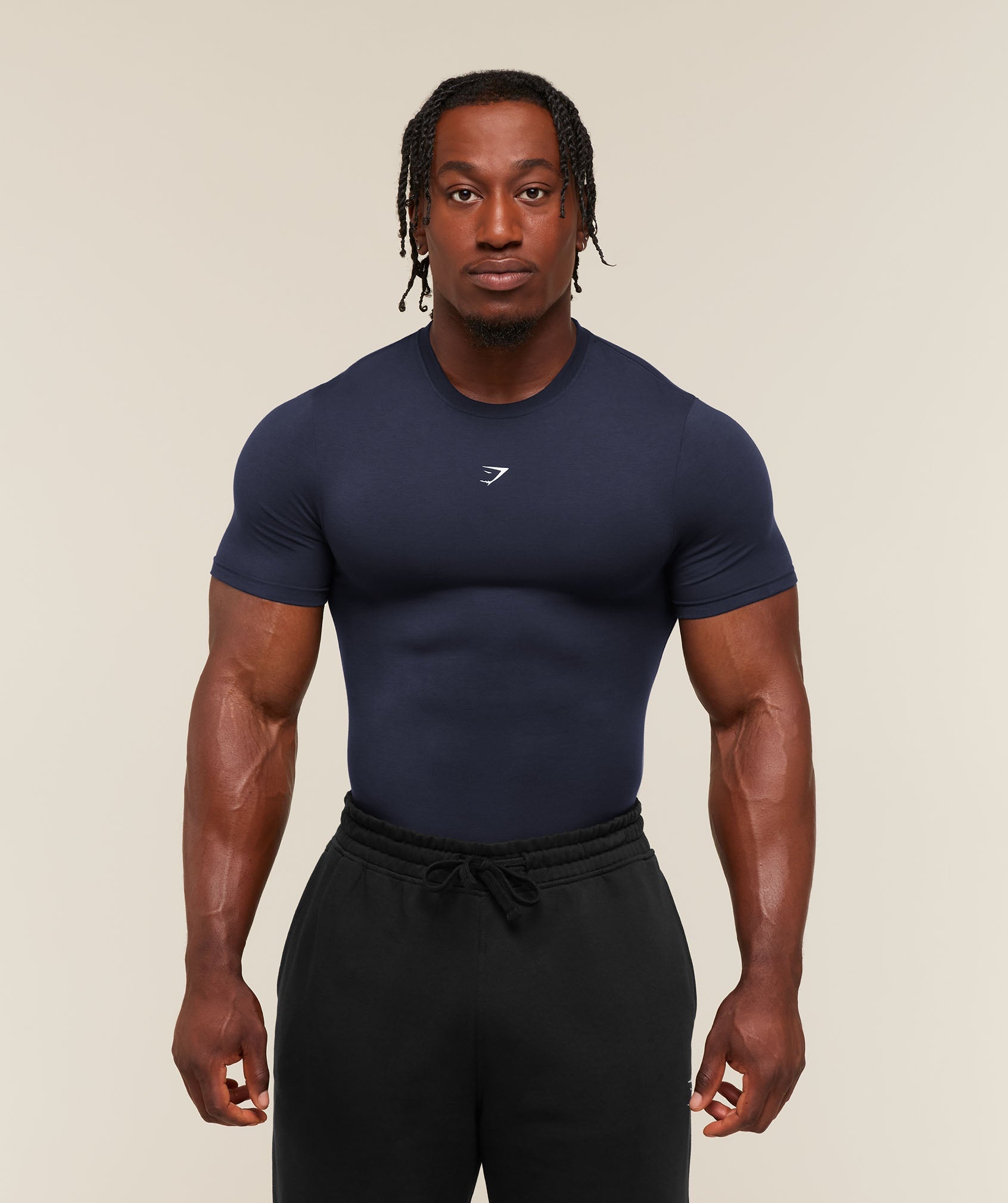 Gymshark Super Soft Muscle Tee 'Heavy Blue'
