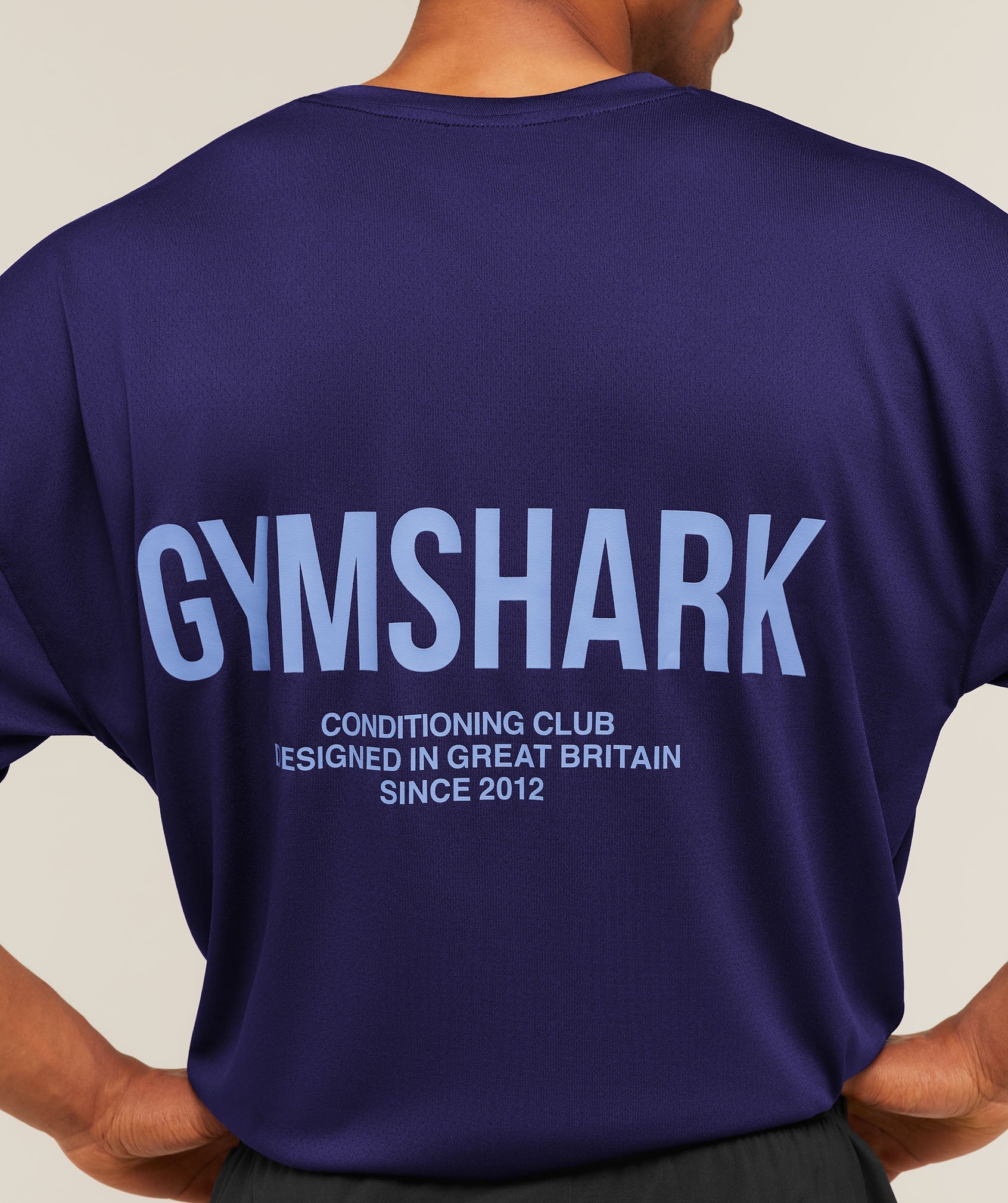 Gymshark Conditioning Club Oversized T-Shirt 'Indigo Purple Steady Purple'