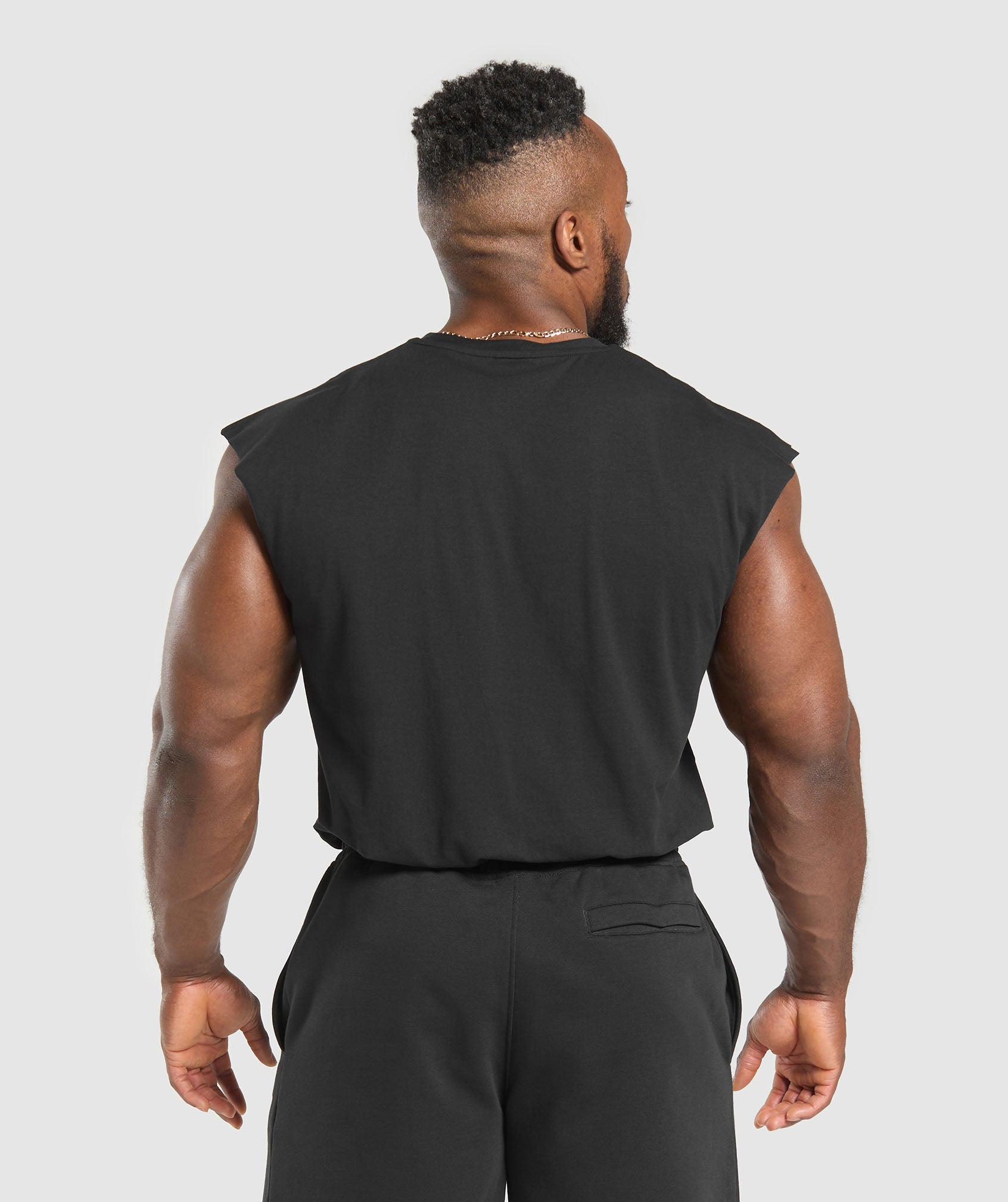 Gymshark Critical Cut Off Tank 'Black'