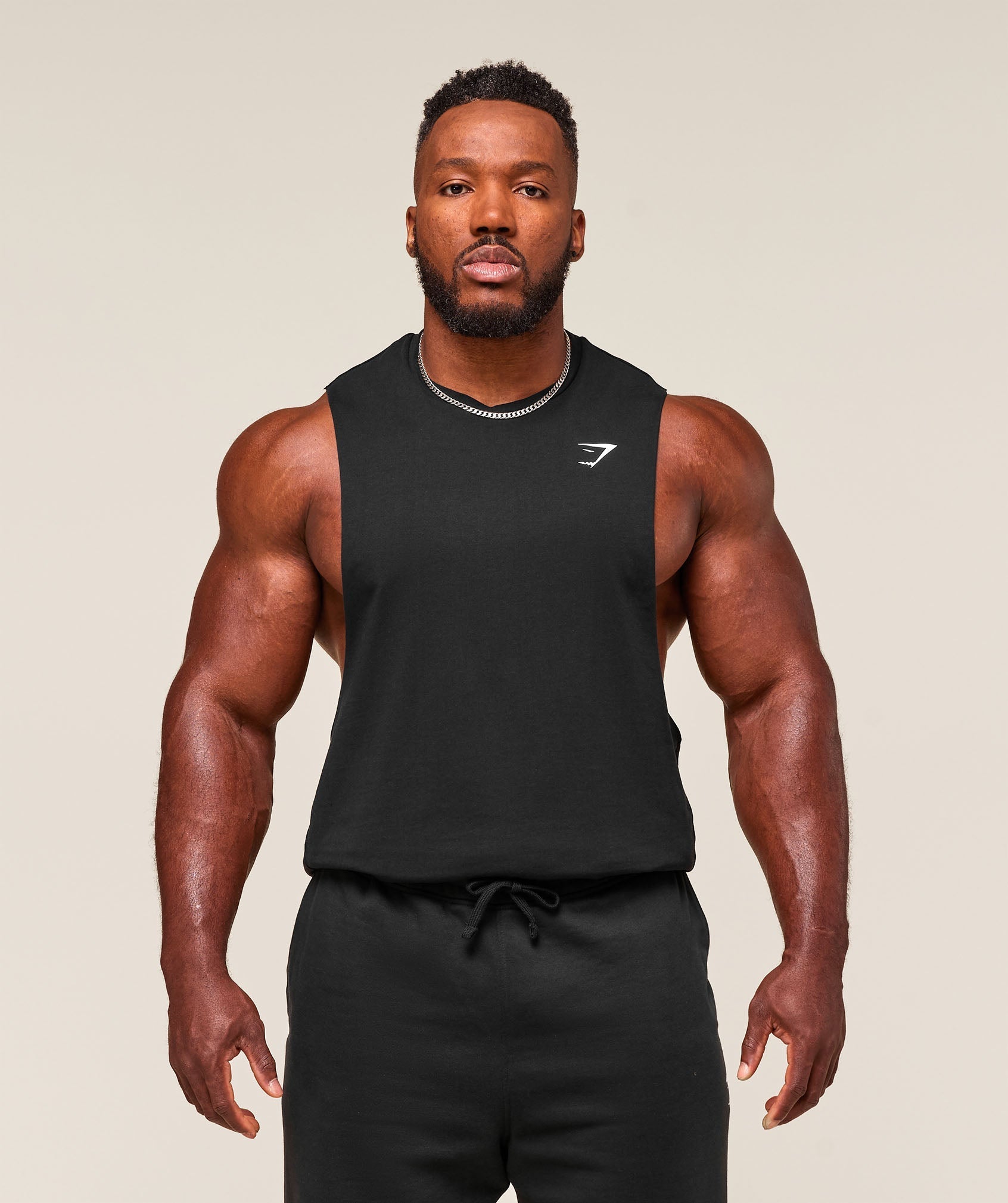 Gymshark Critical 2.0 Drop Arm Tank 'Black'
