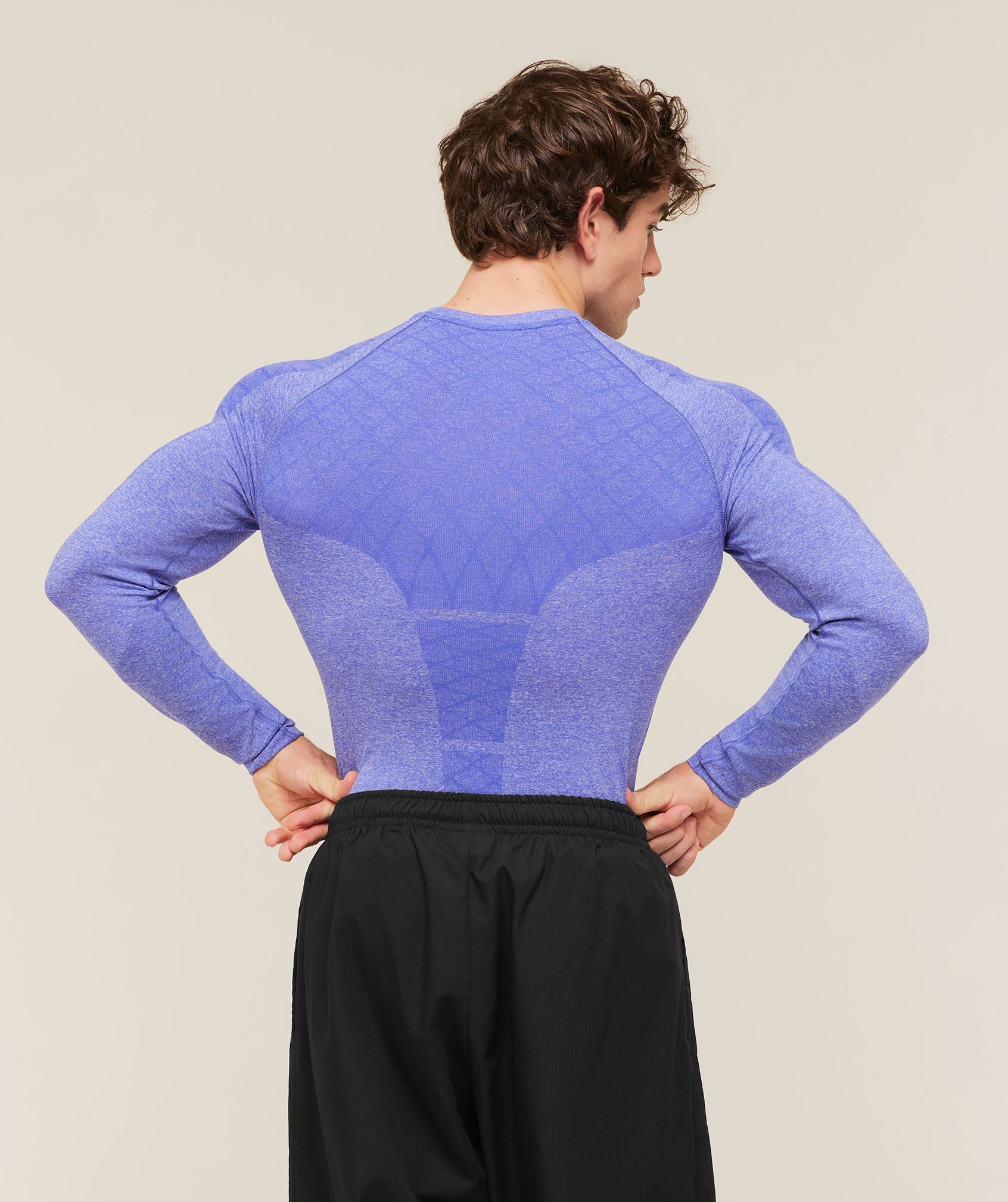 Gymshark Devant Seamless Long Sleeve T-Shirt 'Amethyst'
