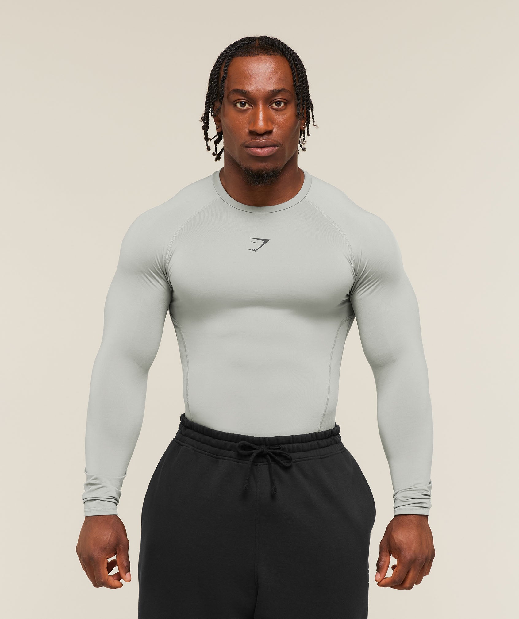 Gymshark Element Baselayer Long Sleeve T-Shirt 'Smokey Grey'