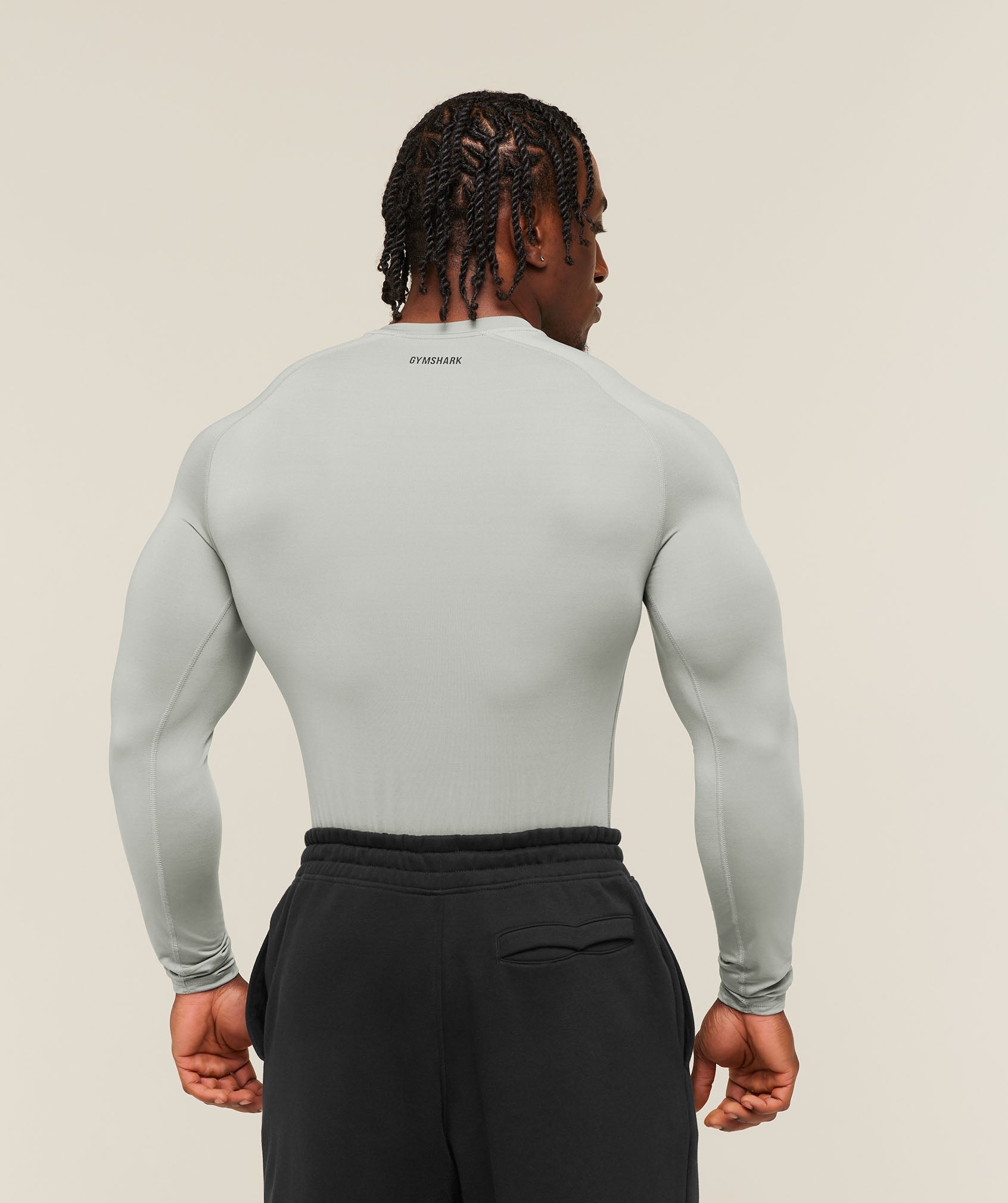 Gymshark Element Baselayer Long Sleeve T-Shirt 'Smokey Grey'