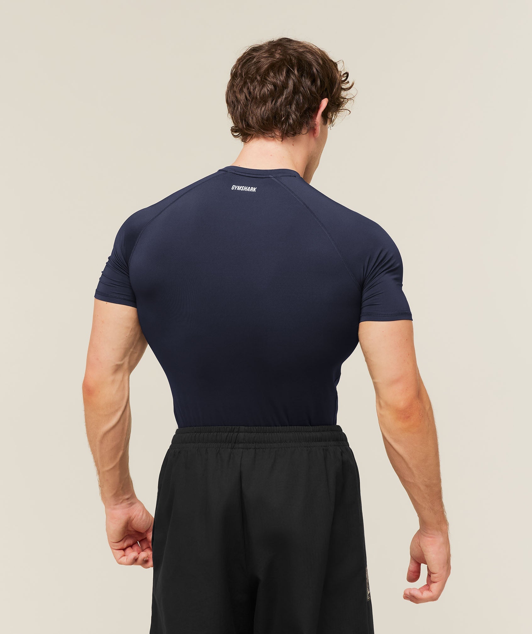 Gymshark Element Baselayer T-Shirt 'Heavy Blue'
