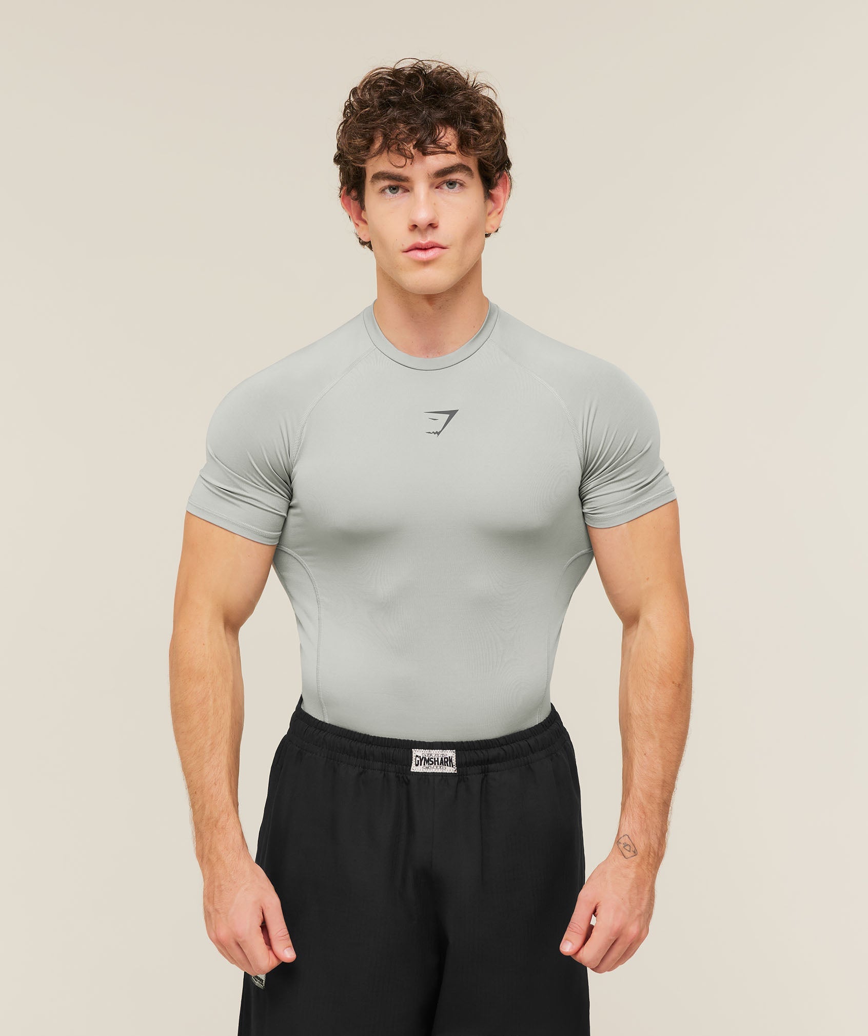 Gymshark Element Baselayer T-Shirt 'Smokey Grey'