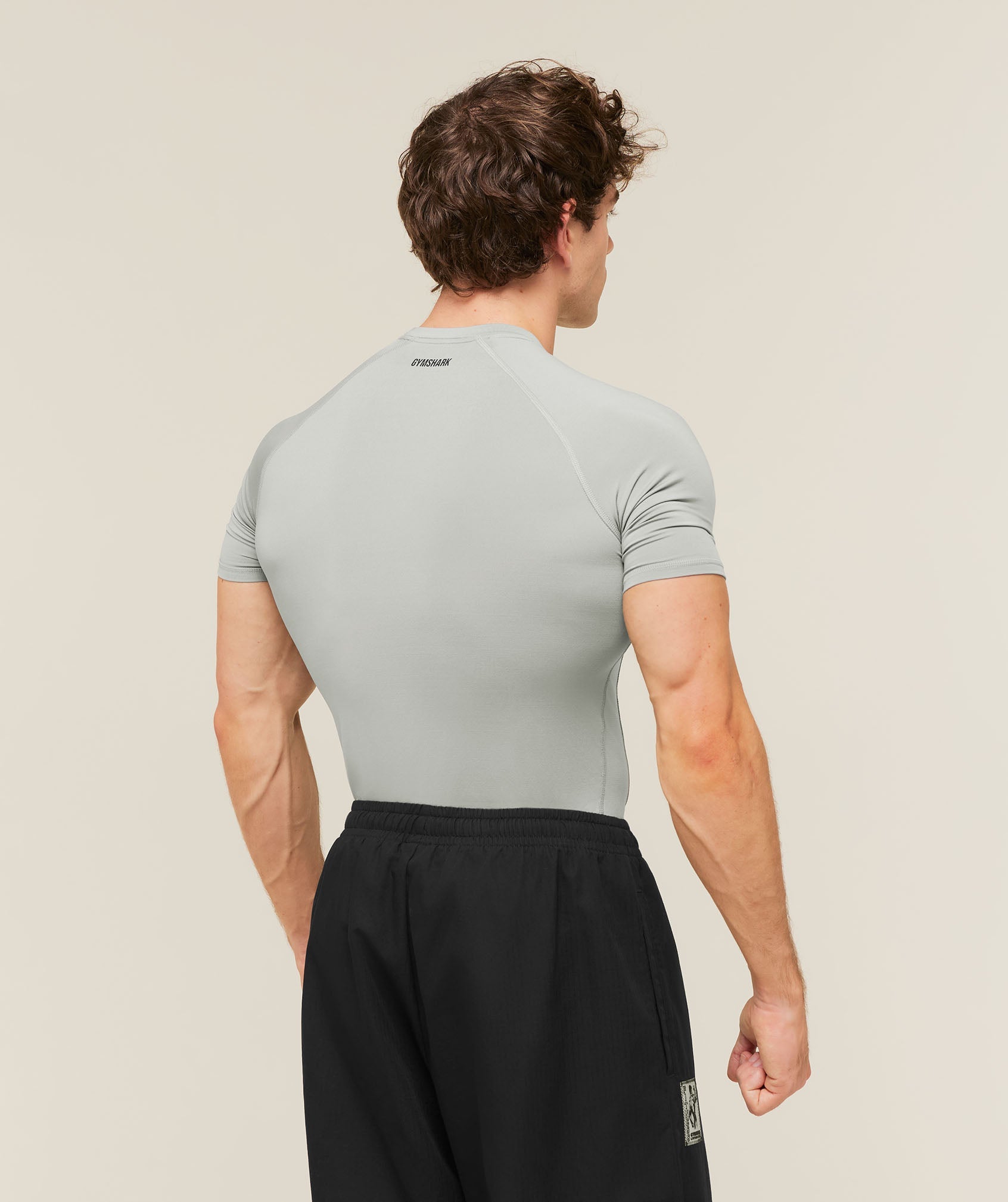 Gymshark Element Baselayer T-Shirt 'Smokey Grey'