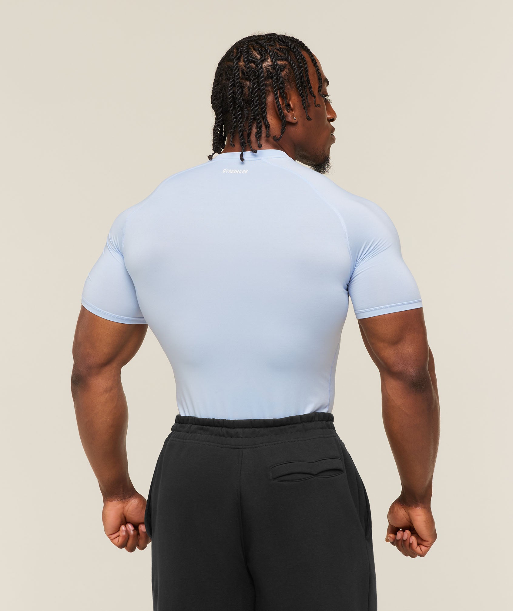 Gymshark Element Baselayer T-Shirt 'Tranquil Blue'