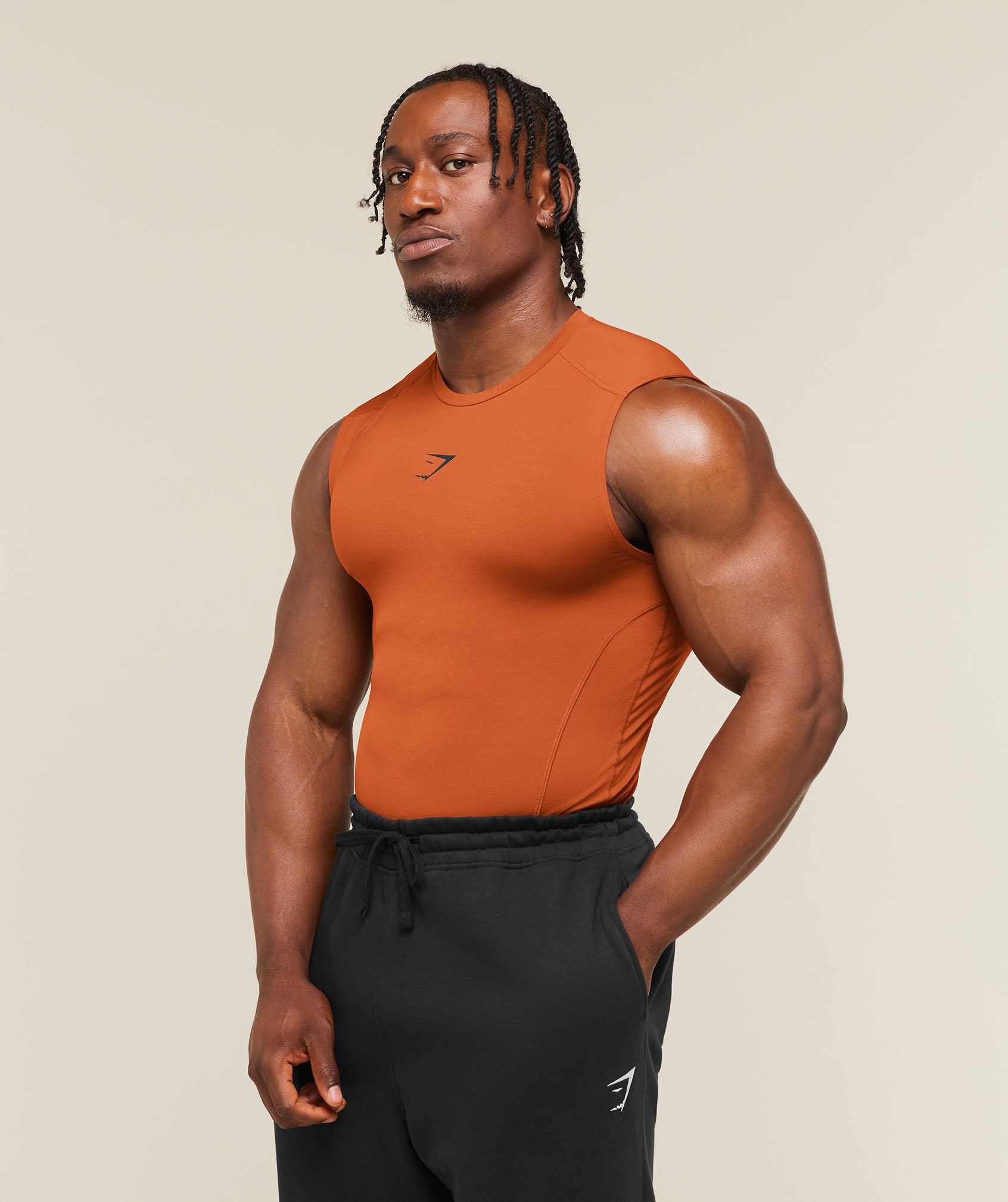 Gymshark Element Tank 'Nutmeg Orange'