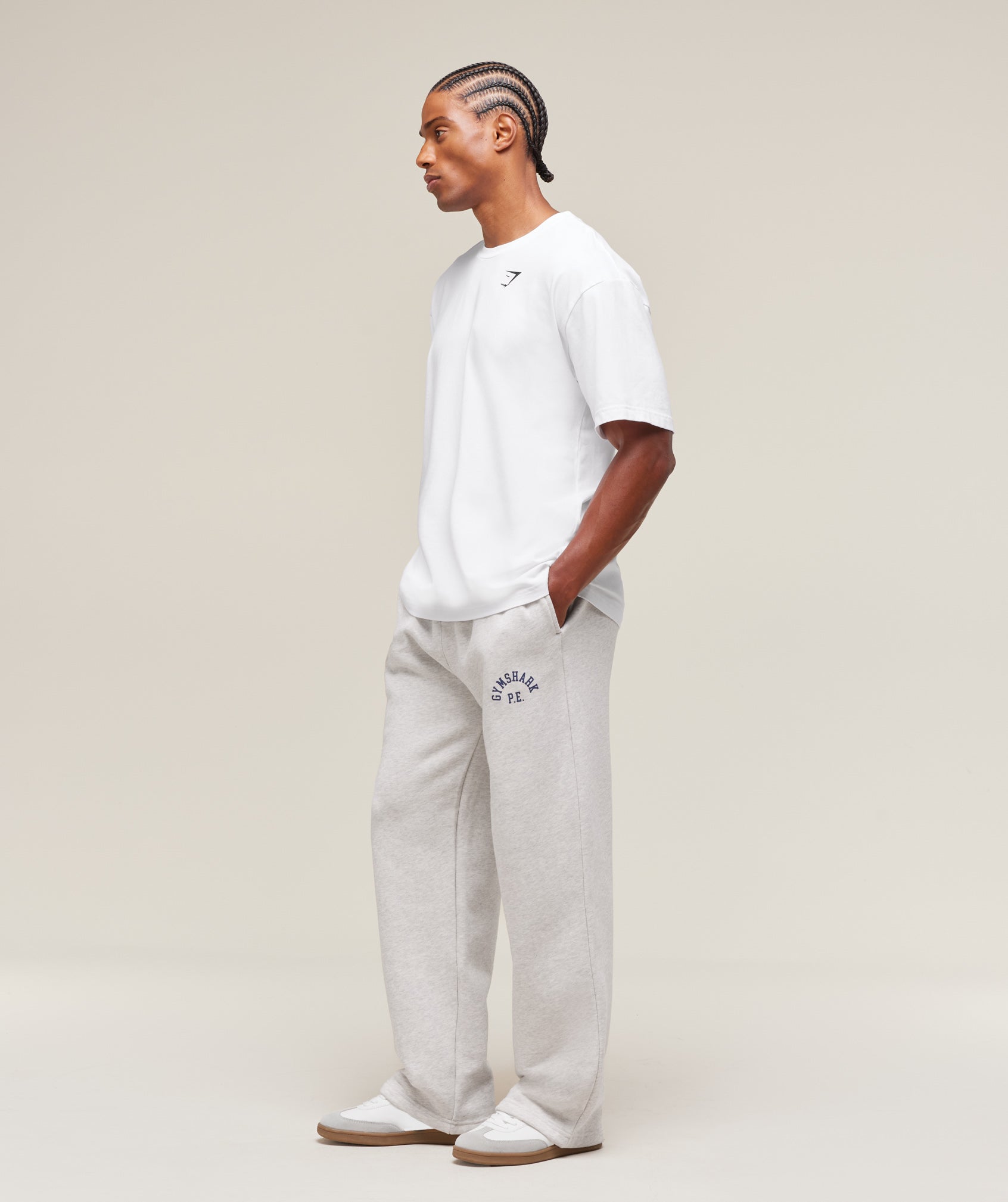 Gymshark Essential Oversized T-Shirt 'White'