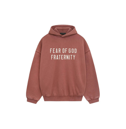 Fear of God Essentials Crimson Heavy Fleece Hoodie