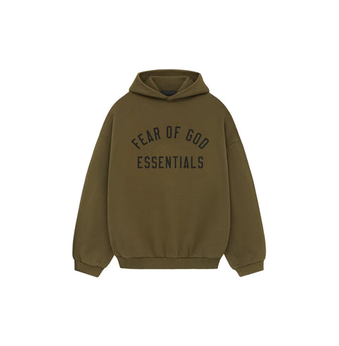 Fear of God Essentials Fleece Hoodie 'Military'