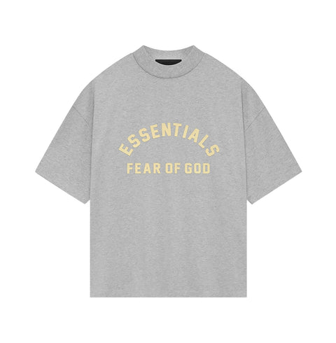 Fear of God Essentials Heavy Jersey Crewneck T-Shirt 'Light Heather Grey'