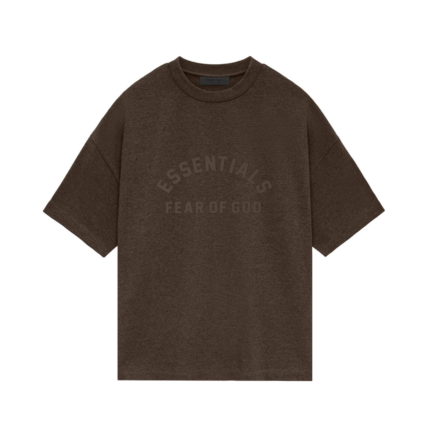 Fear of God Essentials Heavy Short-Sleeve Tee 'Heather Wood'