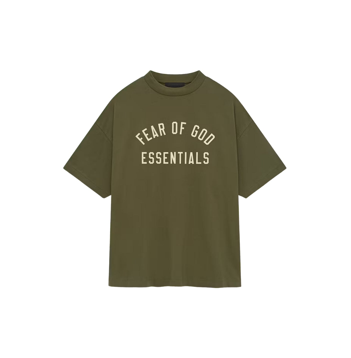 Fear of God Essentials Jersey Crewneck Tee 'Military'