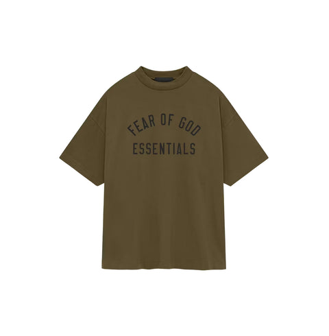 Fear of God Essentials Jersey Crewneck Tee 'Olive'