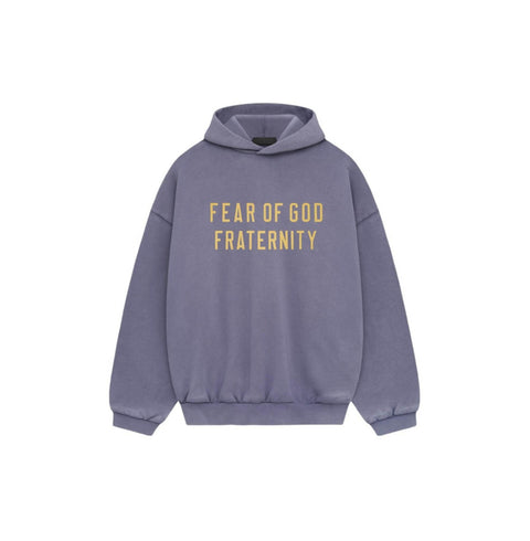 Fear of God Essentials Lavender Heavy Fleece Hoodie