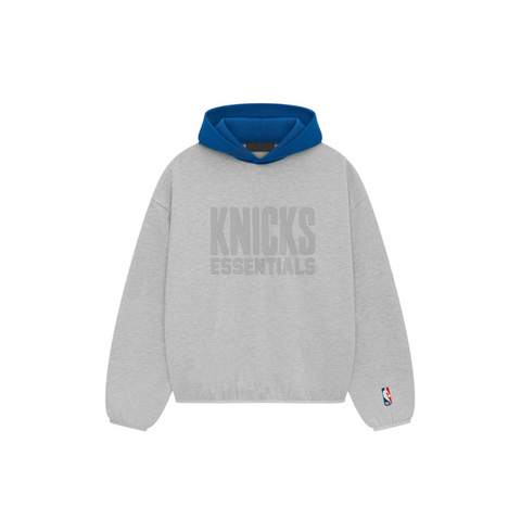 Fear of God Essentials NBA Knicks Hoodie 'Light Heather'