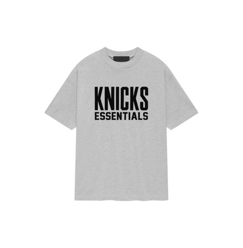 Fear of God Essentials NBA Knicks Tee 'Light Heather'