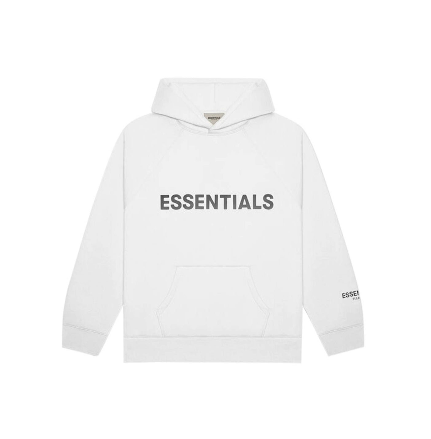 Fear of God Essentials Pullover Hoodie Applique Logo 'White'