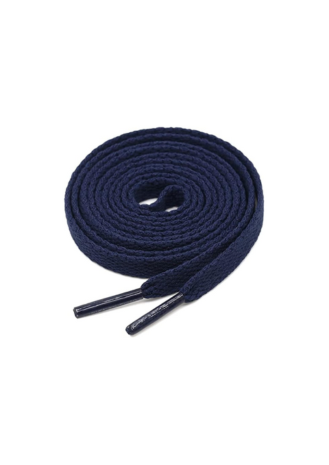 Flat Shoelace 180cm Navy Blue