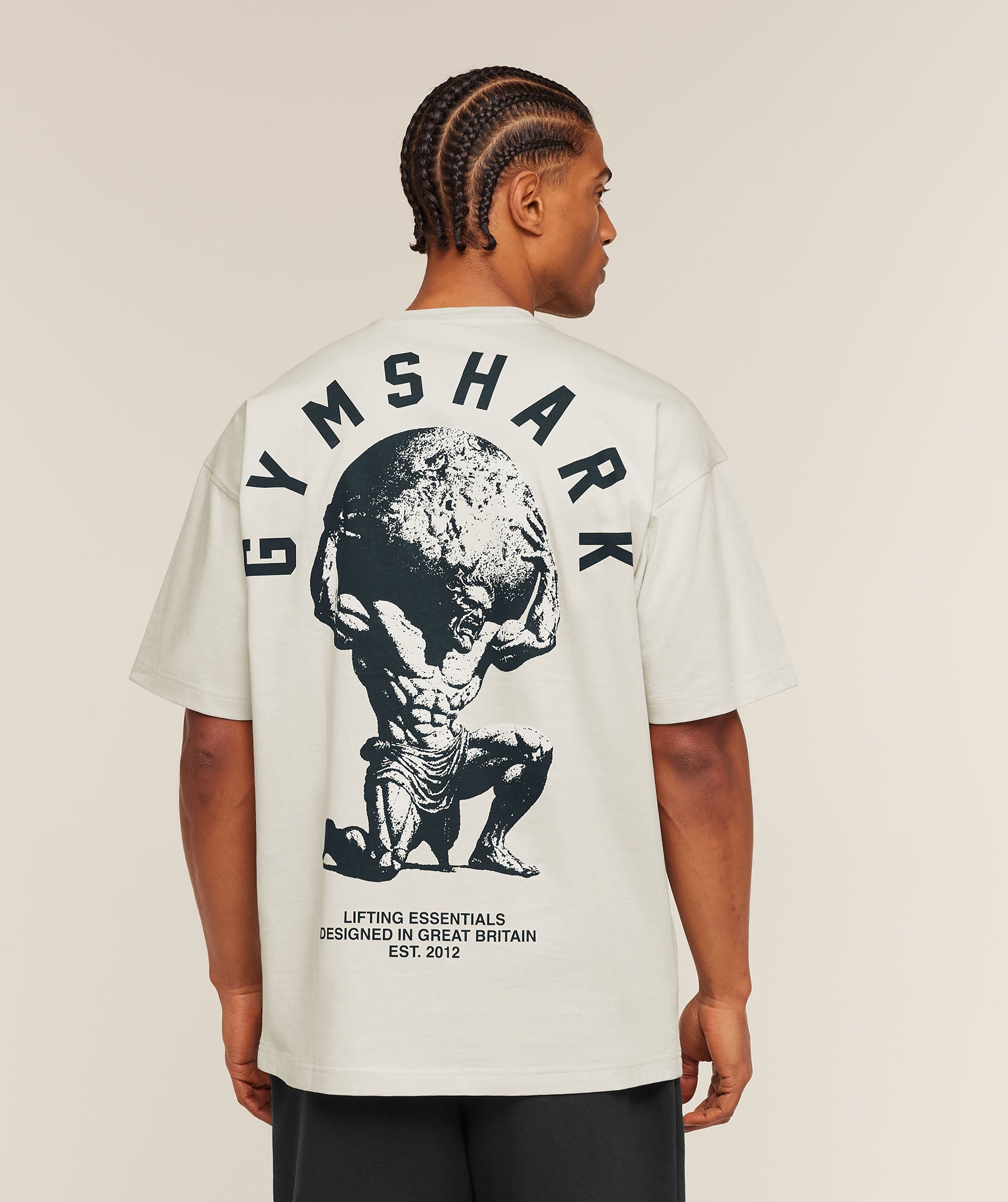 Gymshark Atlas T-Shirt 'Tinted White'
