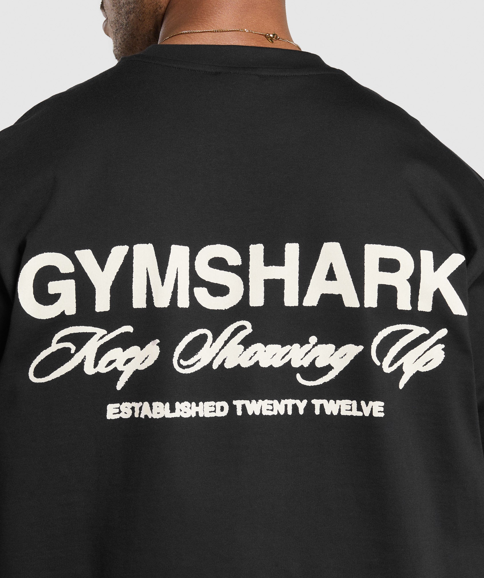 Gymshark EST 2012 T-Shirt 'Black'