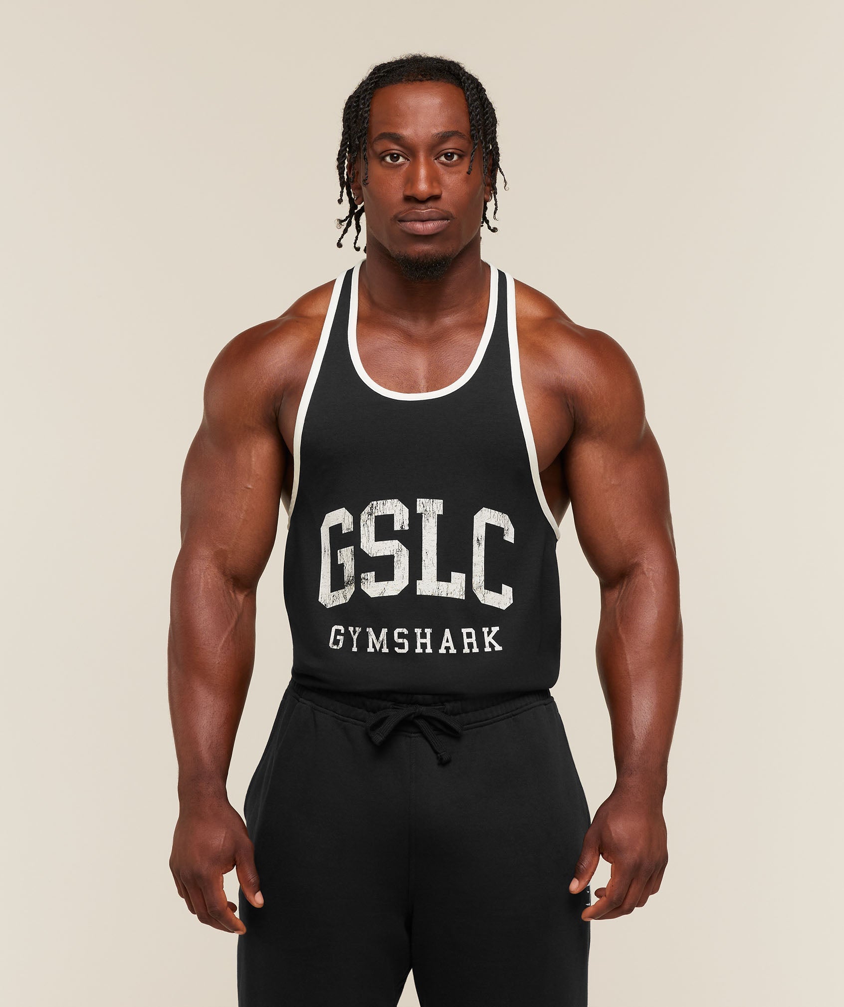 Gymshark GSLC Stringer 'Black Soft White'
