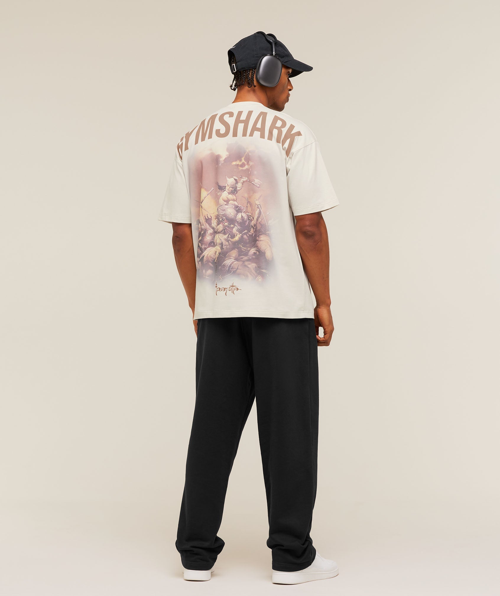 Gymshark x Frazetta Power T-Shirt 'Tinted White'