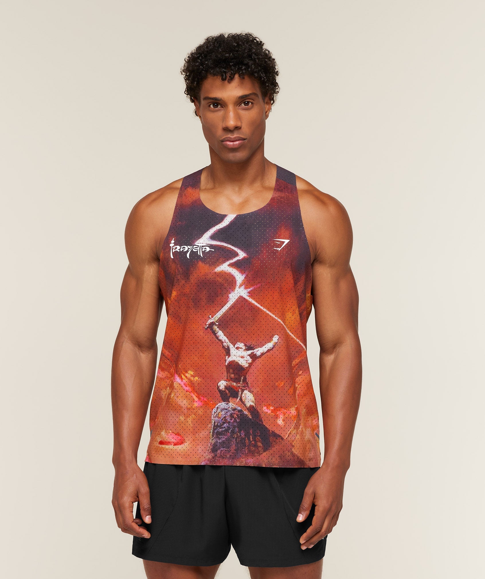 Gymshark x Frazetta x Run Club Tank 'Red Rust'
