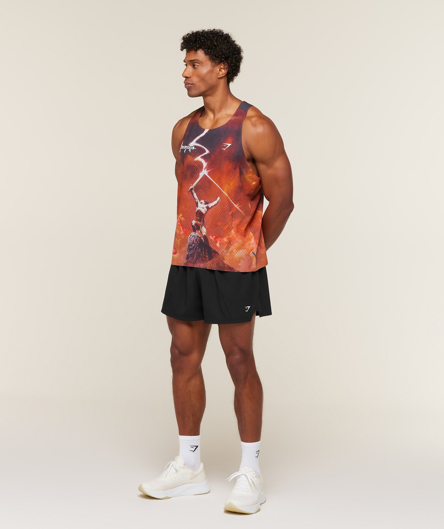 Gymshark x Frazetta x Run Club Tank 'Red Rust'