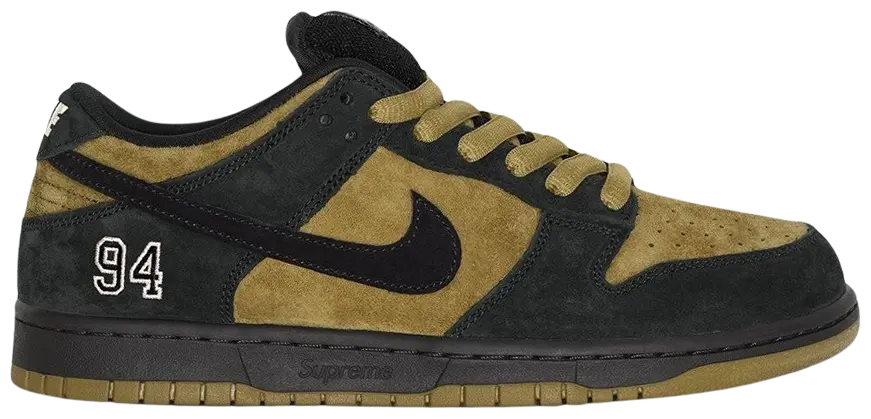 Supreme x Dunk Low SB 'Camper Green'